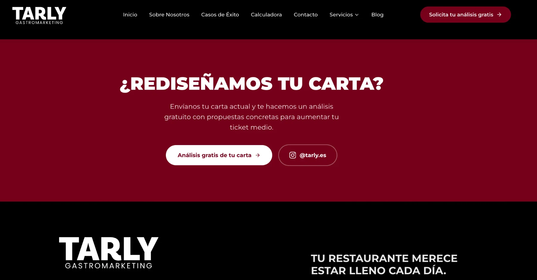 Adapta tu carta y atrae clientes con TARLY
